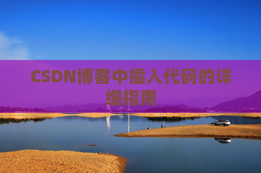 CSDN博客中插入代码的详细指南